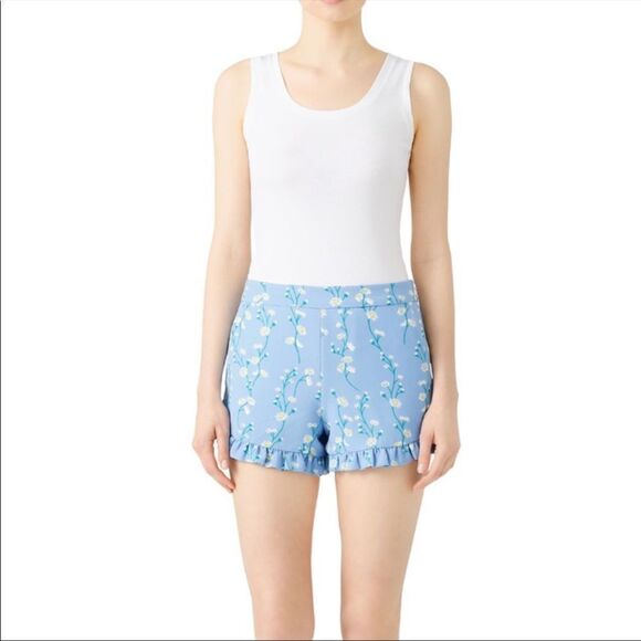 Draper James // Daisy Vine Ruffle Shorts - Picture 2 of 10